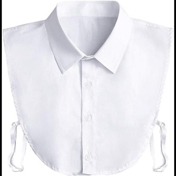 Fake Collar Detachable Collar Blouse Half Shirts Peter Pan Faux False Collar - Picture 1 of 8